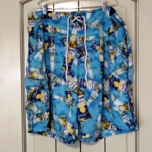 Corona Extra Official Mens Swim Trunks/Board Shorts w/Pocket Size 38